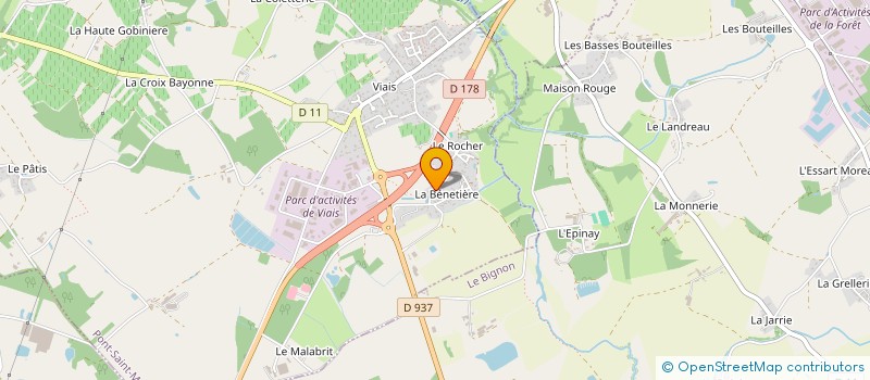 localisation de l'entreprise GALOPIN  PONT-SAINT-MARTIN