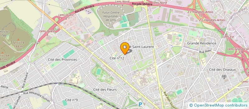 localisation de l'entreprise GALOPIN DARTS  LENS