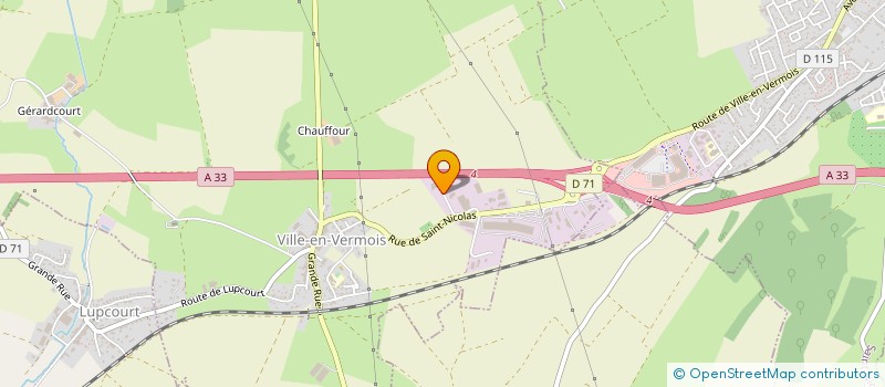 localisation de l'entreprise GALOPIN SAS à VILLE-EN-VERMOIS