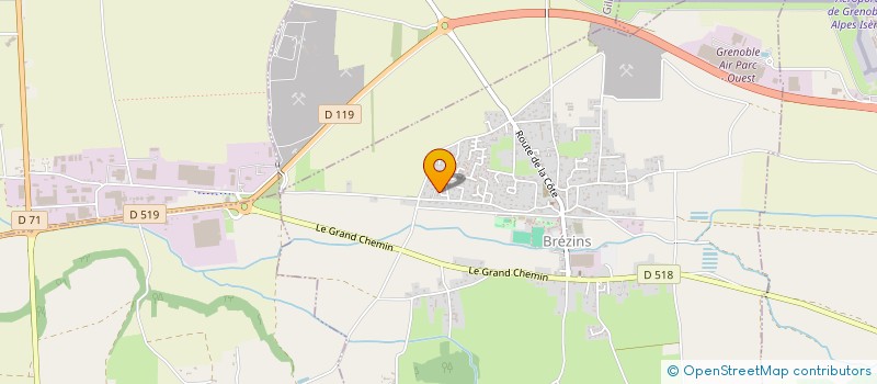 localisation de l'entreprise GALOPS D'HISTOIRES  BREZINS