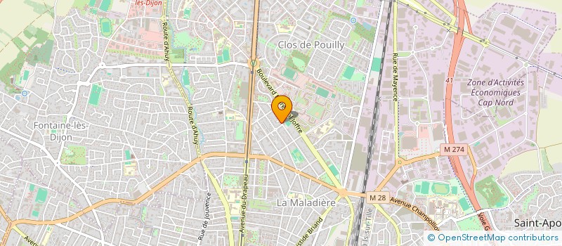 localisation de l'entreprise GALORION  DIJON