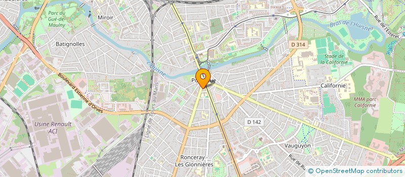 localisation de l'entreprise GALORM  LE MANS