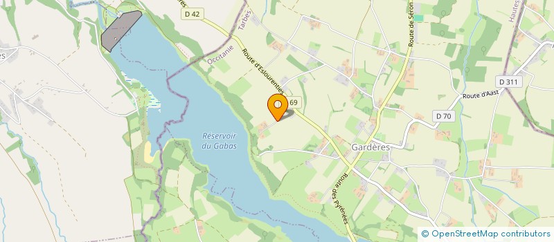 localisation de l'entreprise GALOTHO  GARDERES