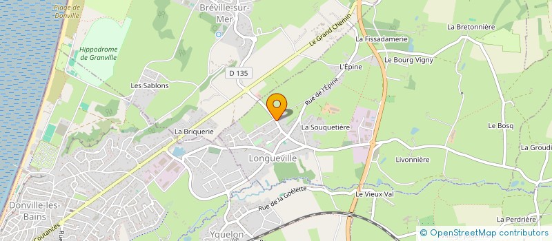 localisation de l'entreprise GALOU à LONGUEVILLE