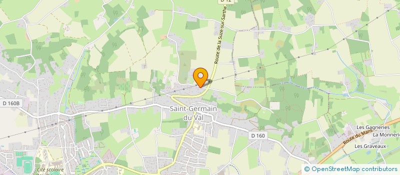 localisation de l'entreprise GALOU  LA FLECHE