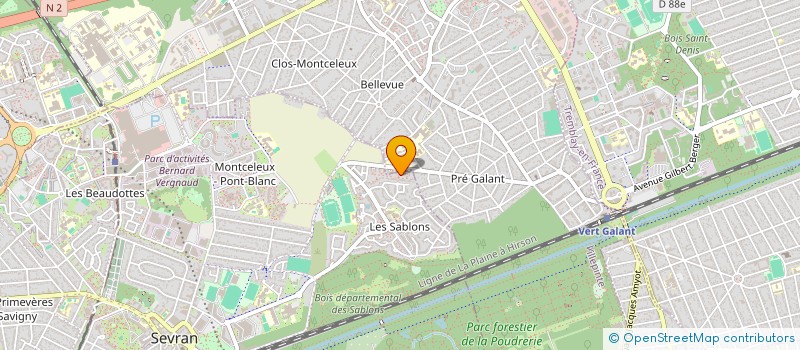 localisation de l'entreprise GALOUL TAXI à SEVRAN