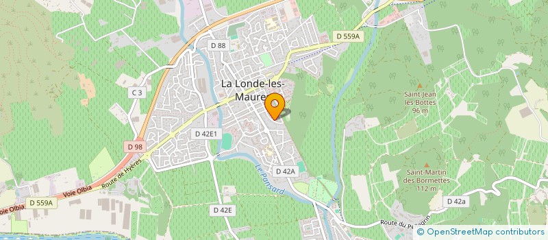 localisation de l'entreprise GALOUPET DISTRIBUTION à LA LONDE LES MAURES