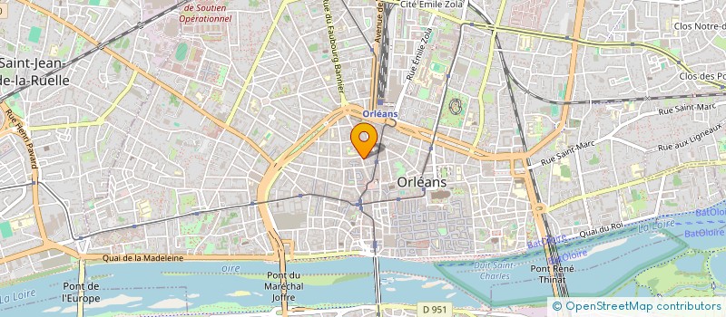 localisation de l'entreprise GALP à ORLEANS