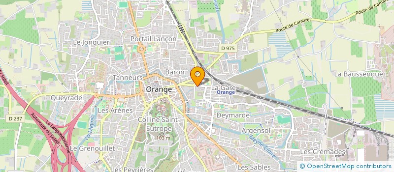 localisation de l'entreprise GALPI TB à ORANGE