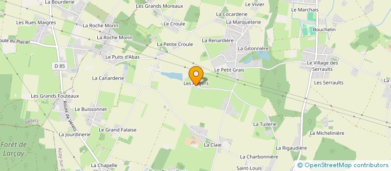 localisation de l'entreprise GALPOM  AZAY-SUR-CHER