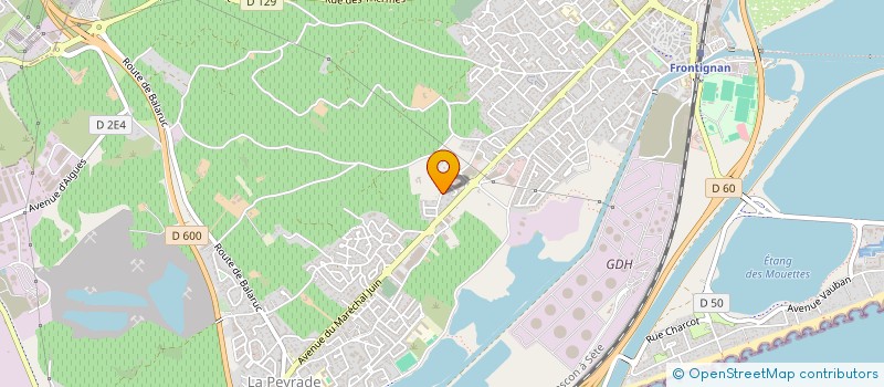 localisation de l'entreprise GALPRIM à FRONTIGNAN