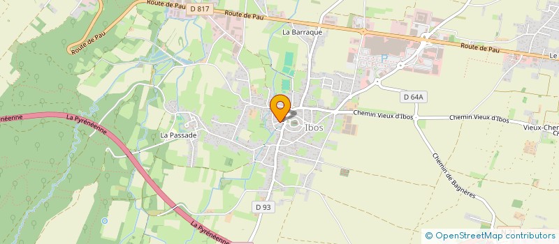 localisation de l'entreprise GALRONAN  IBOS