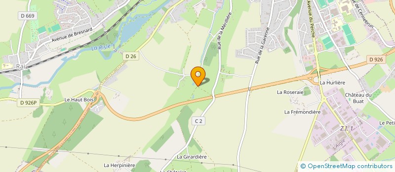 localisation de l'entreprise GALRY GESTION à L'AIGLE