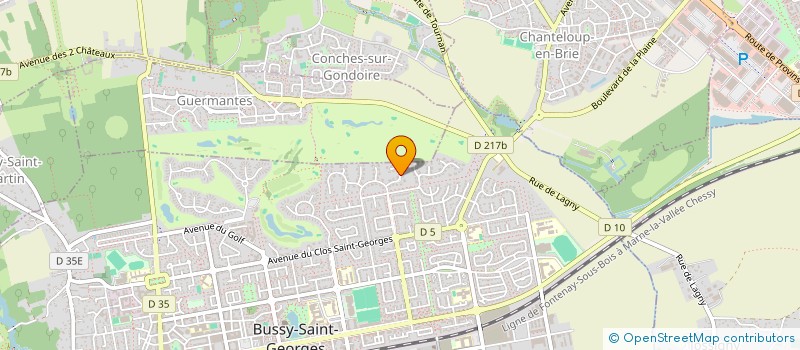 localisation de l'entreprise GALS  BUSSY-SAINT-GEORGES