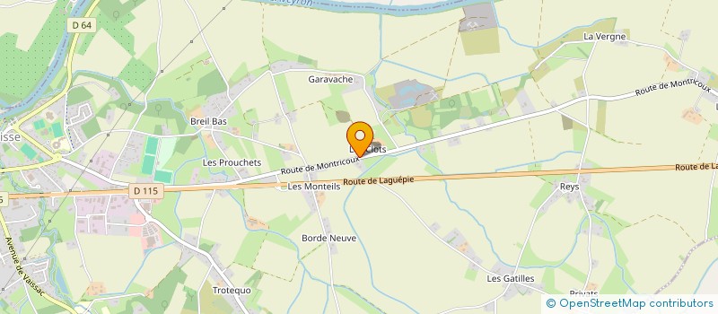 localisation de l'entreprise GALS RENOVATION  NEGREPELISSE