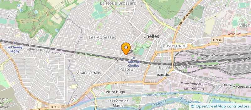 localisation de l'entreprise GALSARAC  CHELLES