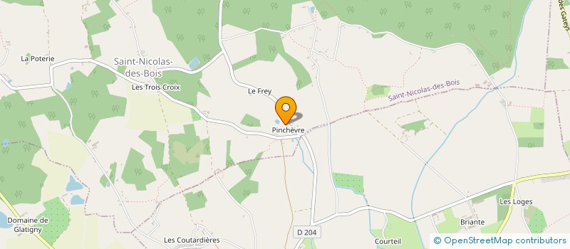 localisation de l'entreprise GALSOU à SAINT-NICOLAS-DES-BOIS
