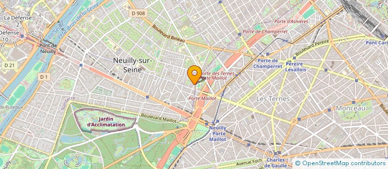 localisation de l'entreprise GALT à NEUILLY-SUR-SEINE