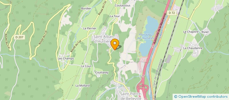 localisation de l'entreprise GALTA: LE GRENIER GOURMAND DES PORTES DE MAURIENNE  SAINT-ALBAN-D'HURTIERES