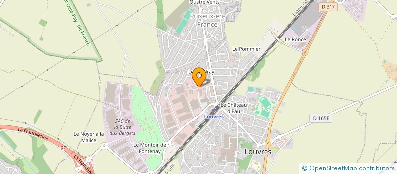 localisation de l'entreprise GALTIC à LOUVRES