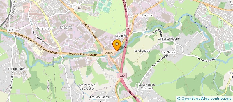 localisation de l'entreprise GALTIER VALOINE à FEYTIAT