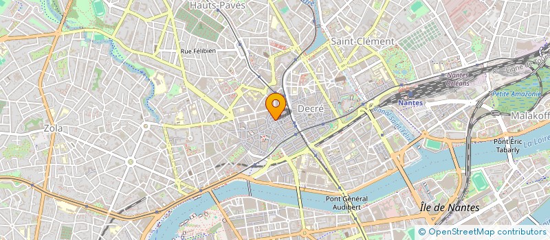 localisation de l'entreprise GALU à NANTES