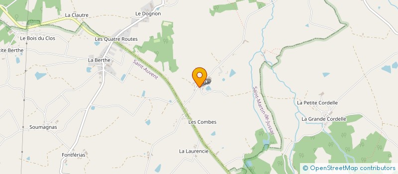 localisation de l'entreprise GALU à SAINT-MARTIN-DE-JUSSAC