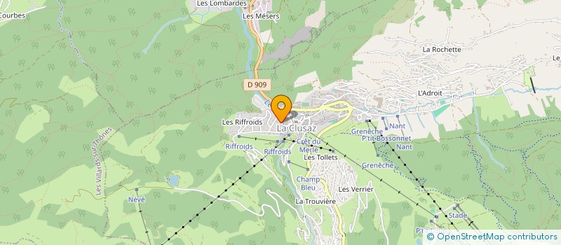 localisation de l'entreprise GALU HFINE à LA CLUSAZ