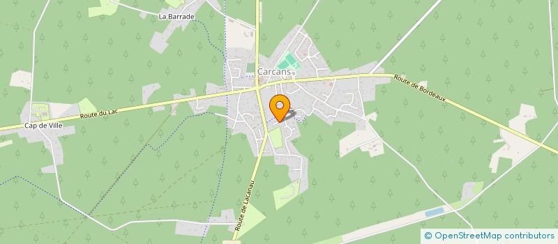 localisation de l'entreprise GALUBERPHIL  CARCANS