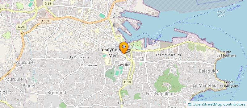 localisation de l'entreprise GALUCHAT à LA SEYNE-SUR-MER