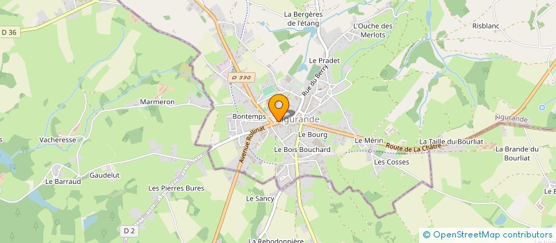 localisation de l'entreprise GALUCY à AIGURANDE