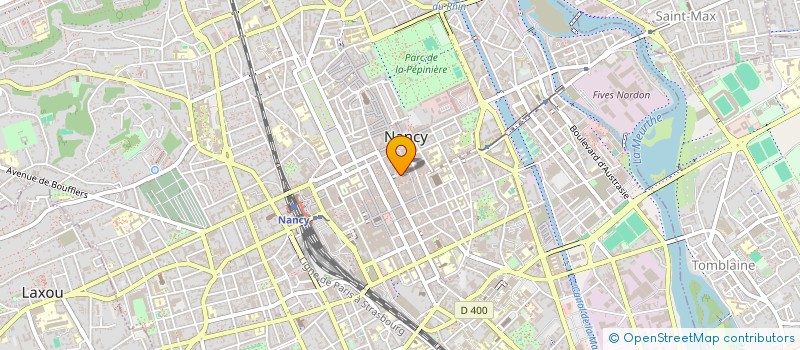 localisation de l'entreprise GALUJU  NANCY