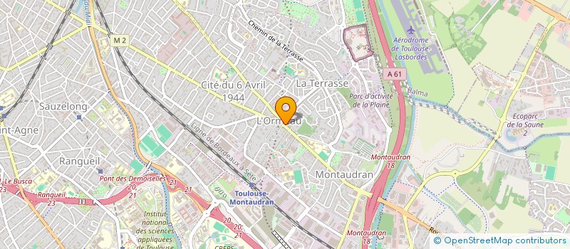 localisation de l'entreprise GALUPAIN à TOULOUSE