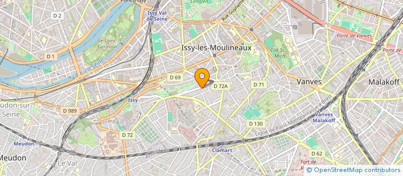 localisation de l'entreprise GALUZICE à ISSY-LES-MOULINEAUX
