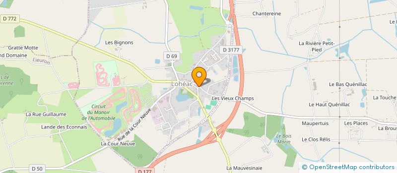 localisation de l'entreprise GALV  LOHEAC