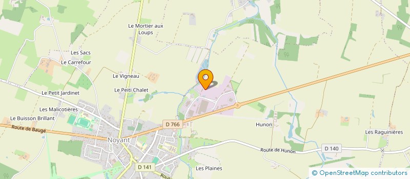 localisation de l'entreprise GALVA ANJOU TOURAINE à NOYANT-VILLAGES
