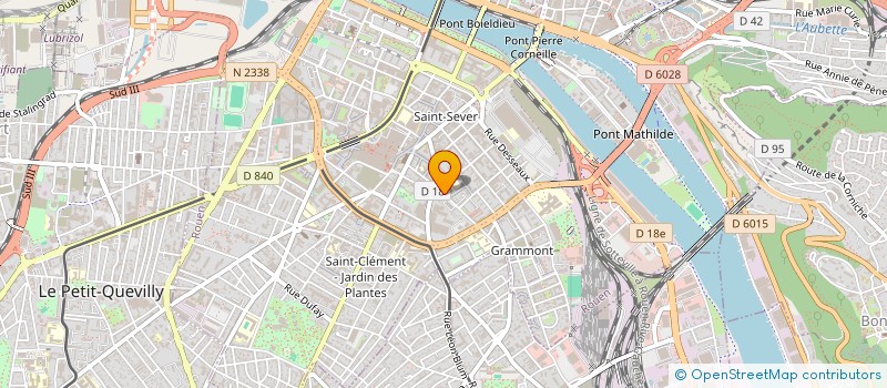 localisation de l'entreprise GALVANI  ROUEN