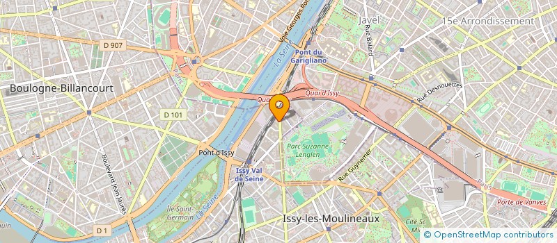 localisation de l'entreprise GALVANI CONSULTING à ISSY-LES-MOULINEAUX