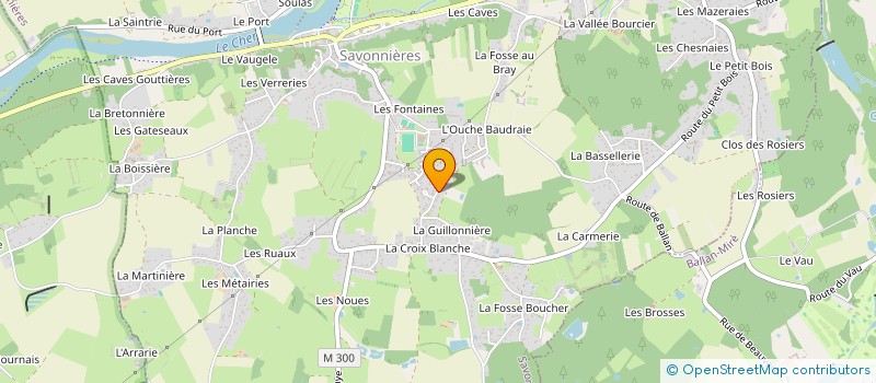 localisation de l'entreprise GALVANI IMMO  SAVONNIERES