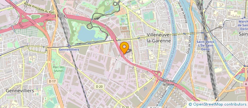 localisation de l'entreprise GALVANOPLAST PARIS à VILLENEUVE-LA-GARENNE