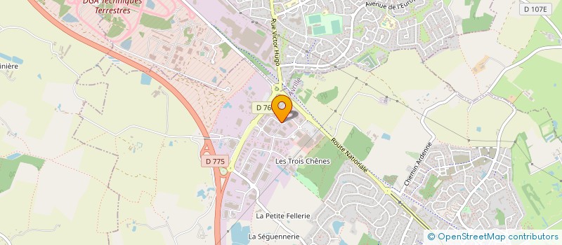 localisation de l'entreprise GALVANOTEC à AVRILLE