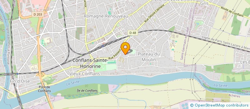 localisation de l'entreprise GALVEZ INVEST  CONFLANS-SAINTE-HONORINE