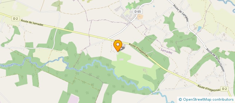 localisation de l'entreprise GALVINA  SAMADET