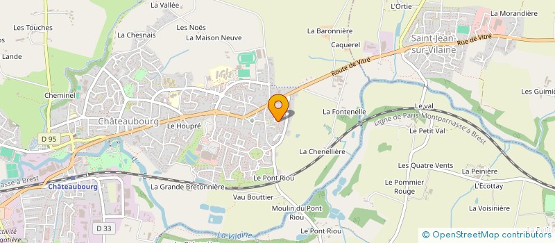 localisation de l'entreprise GALWAY  CHATEAUBOURG