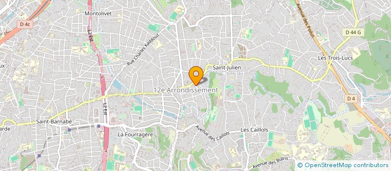 localisation de l'entreprise GALY à MARSEILLE
