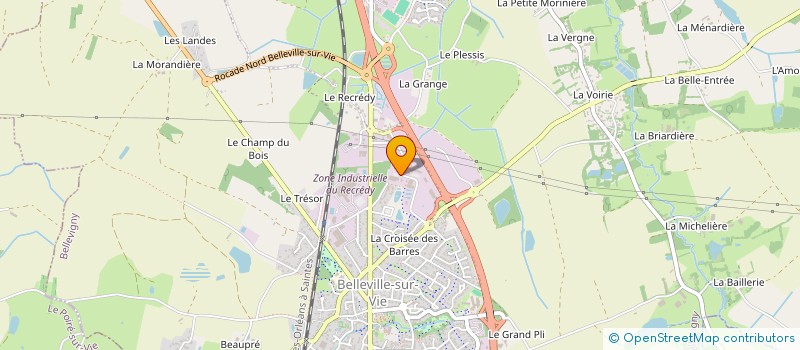 localisation de l'entreprise GALY à BELLEVIGNY