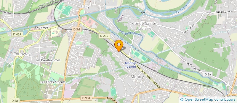 localisation de l'entreprise GALY  MONTRY