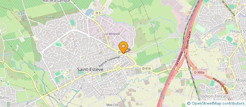 localisation de l'entreprise GALYABE  SAINT-ESTEVE