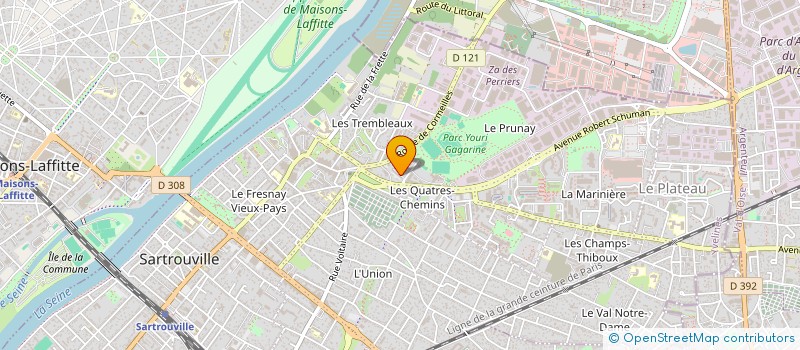 localisation de l'entreprise GALYAME FSDAC CONSULTING à SARTROUVILLE