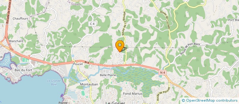 localisation de l'entreprise GALYANNIC  LE GOSIER